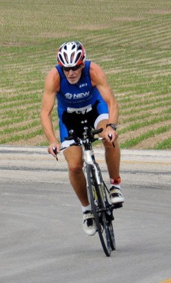 Real patient: Paul riding a bike