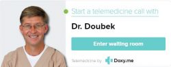 Log into your virtual consultation with Dr. Doubek