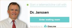 Log into your virtual consultation with Dr. Janssen