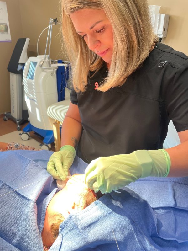 Jen is performing the Instalift procedure.